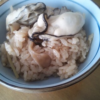 今が旬♪牡蠣と舞茸の炊き込みご飯